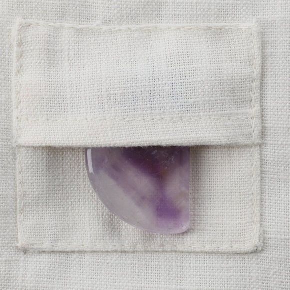 Eye Pillow With Pockets & Removable Crystal For Eye Rejuvenation Cotton - Picture 7 of 7